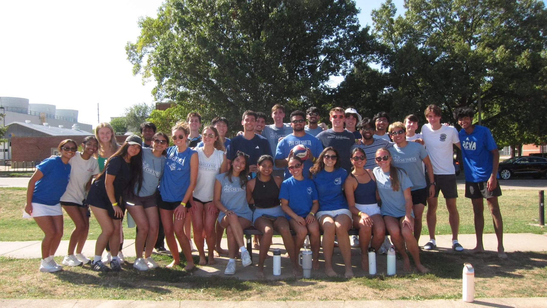 PCT members outdoors after volleyball